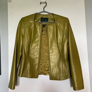 Green Danier Leather Jacket